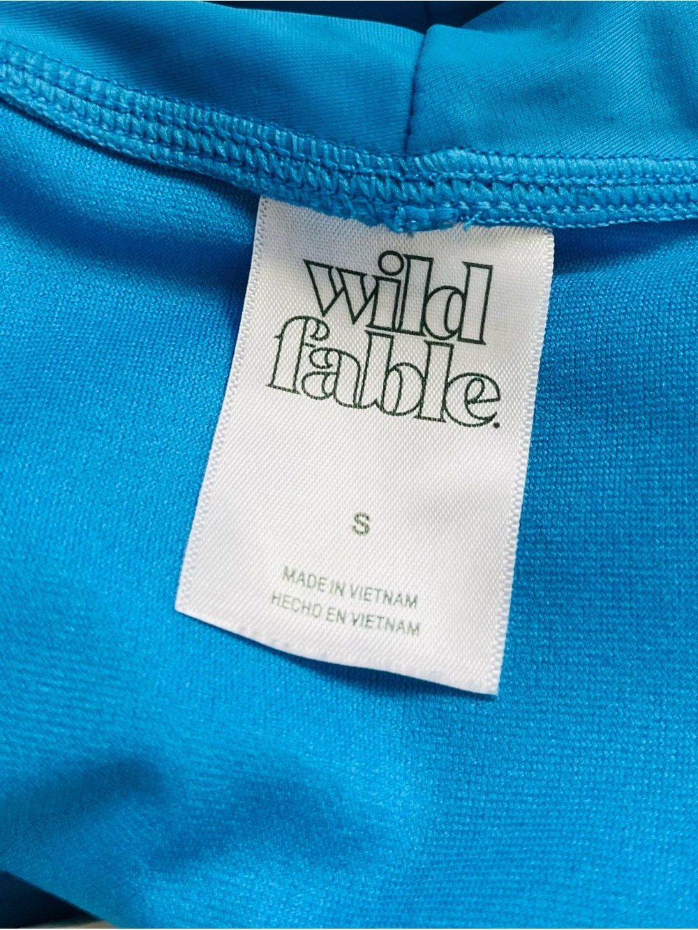 wild fable Bright Blue Bandeau Bikini Set - Picture 8 of 8